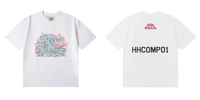 Gallery Dept. Graphic Tee HHCOMPO1 Graffiti Print