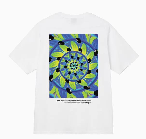 Off-White Graphic T-Shirt Psychedelic Spiral Print