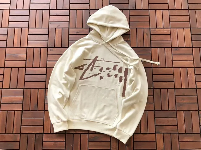 Stüssy Hoodie Brown Logo