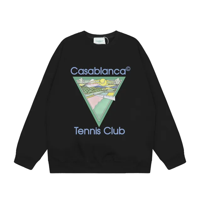Casablanca Tennis Club Sweatshirt Graphic Print