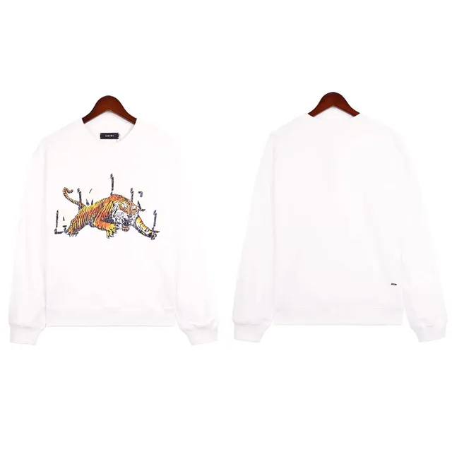 Amiri Crewneck Sweatshirt Tiger Print