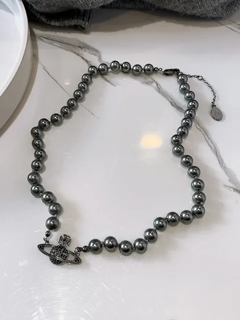 Vivienne Westwood Pearl Necklace Orb Pendant
