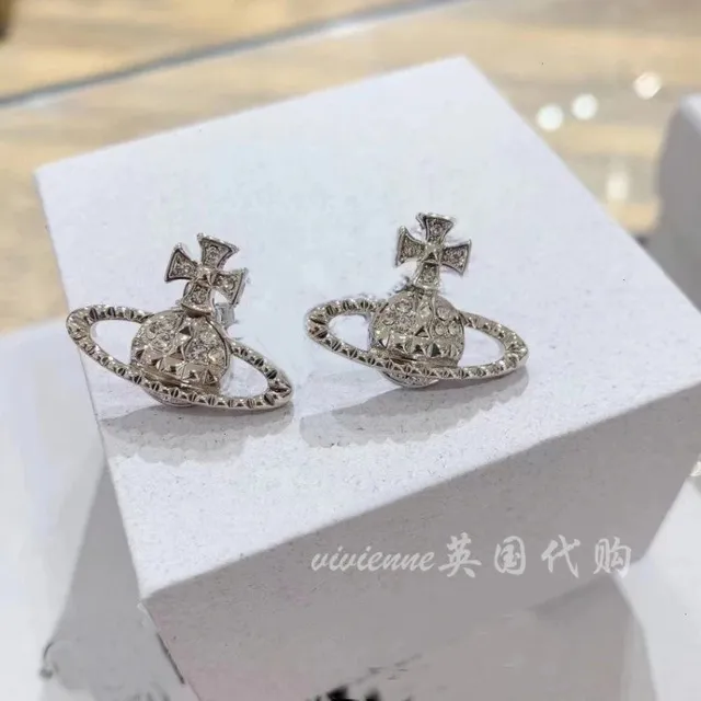 Vivienne Westwood Orb Earrings Crystal-Embellished