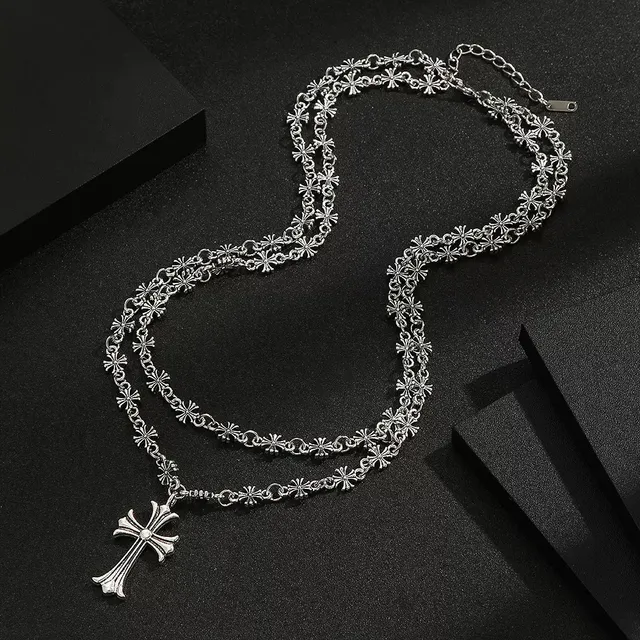 Chrome Hearts Cross Pendant Necklace Maltese Cross