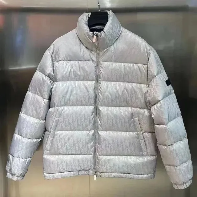 Dior B22 Puffer Jacket Oblique Logo Print