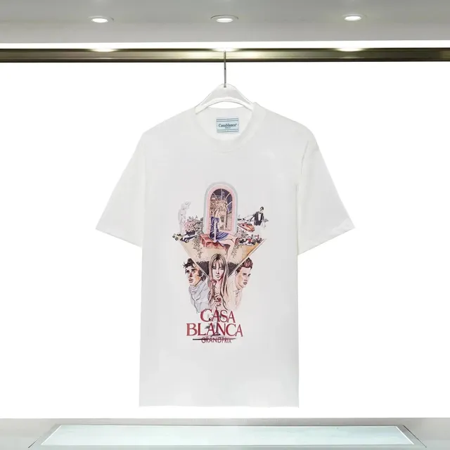 Casablanca Graphic T-Shirt Casa Blanca Grand Prix Print