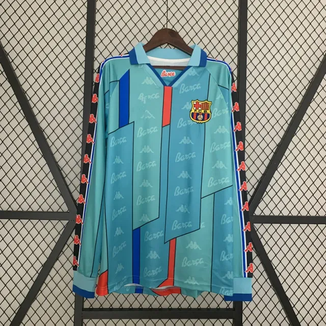 96-97 barcelona away long sleeves