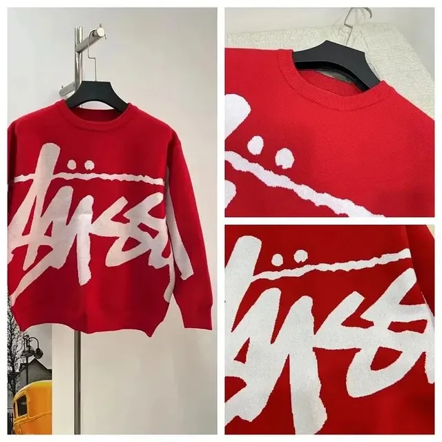 Stüssy Knit Sweater Script Logo