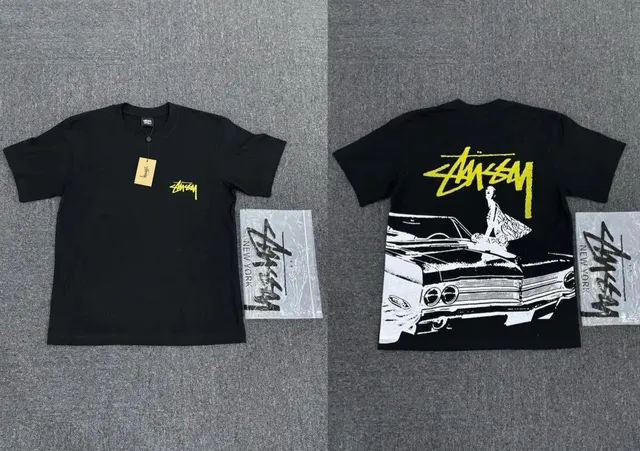 Stüssy Graphic T-Shirt Classic Car Print
