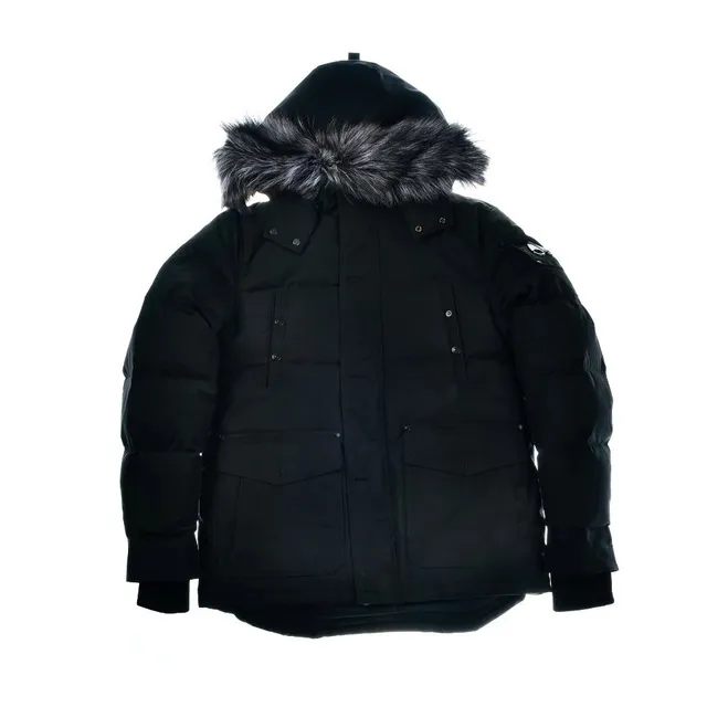 Canada Goose Expedition Parka Black with Fur Trim
