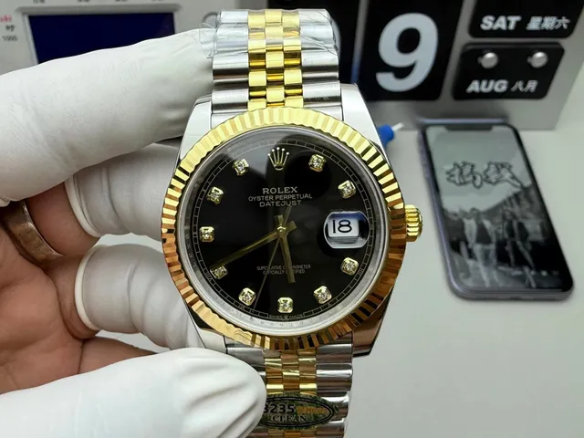 Rolex Oyster Perpetual Datejust Diamond Hour Markers