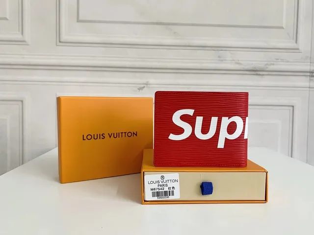 Louis Vuitton Bifold Wallet Supreme Collaboration