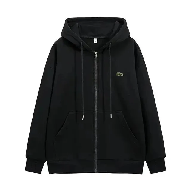 Lacoste Zip-Up Hoodie Classic Croc Logo