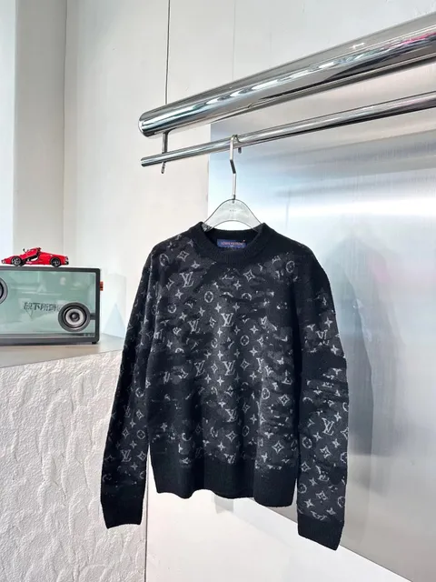 Louis Vuitton Monogram Knit Sweater All-Over Monogram