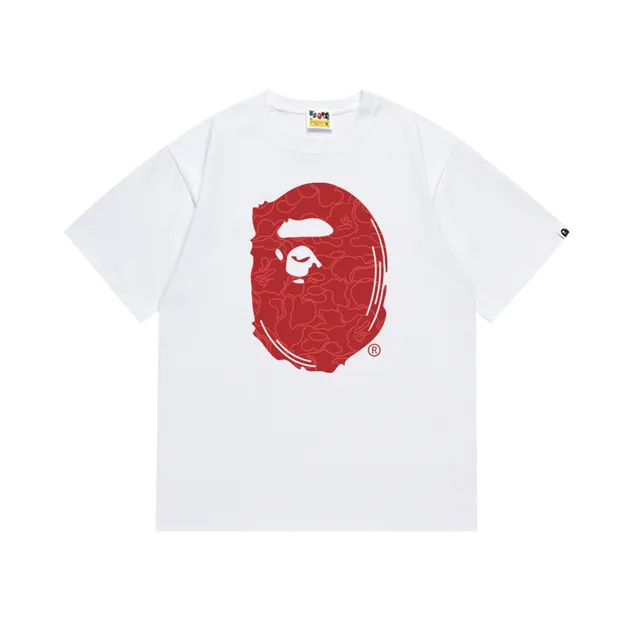 BAPE Ape Head Tee Red Camo Ape Head