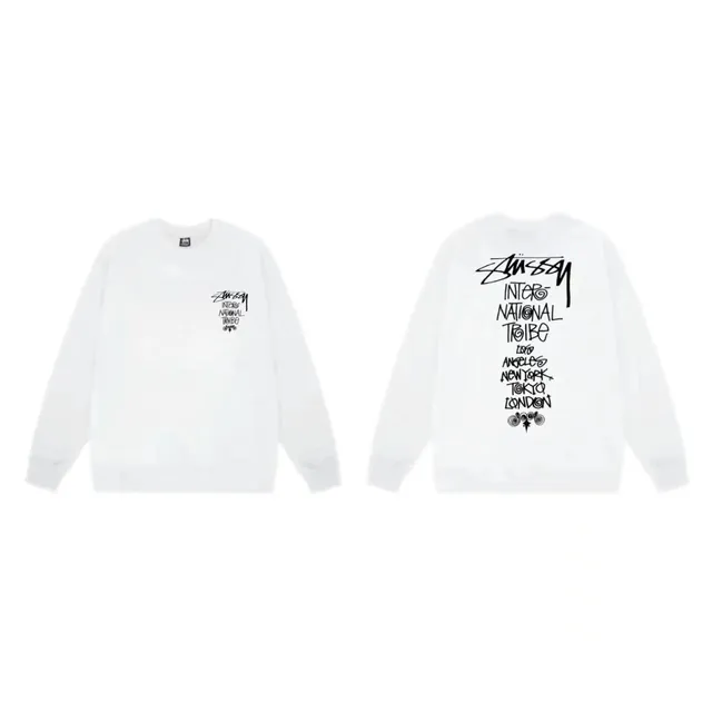 Stüssy × Gallery Dept. Crewneck Sweatshirt International Tribe