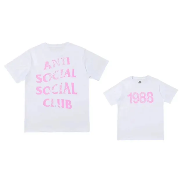 T-Shirt Anti Social Social Club Print