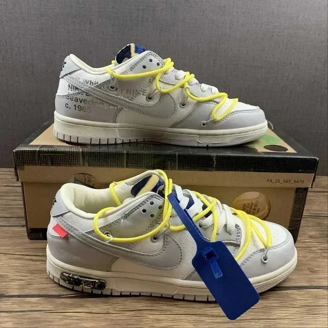 SB Dunk Low Off-White x Nike The 50