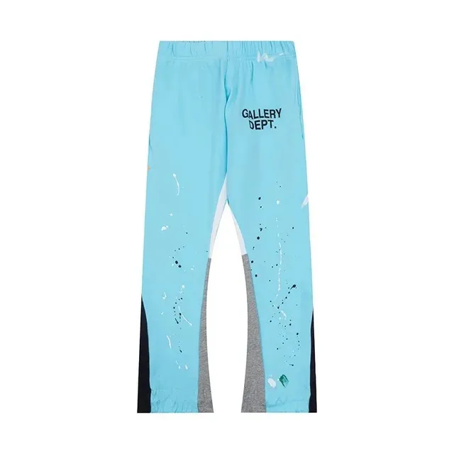 Paint Splatter Track Pants GALLERY DEPT. Logo
