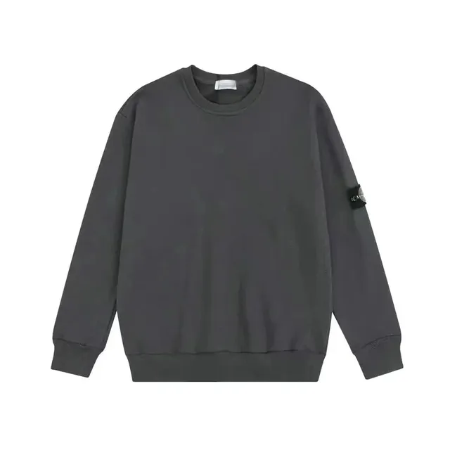 Stone Island Crewneck Sweatshirt Logo Patch