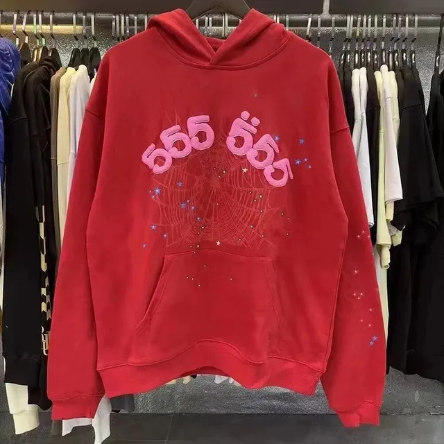 Sp5der Hoodie Spiderweb 555