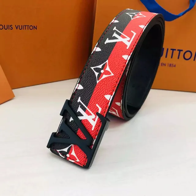 Louis Vuitton LV Belt Monogram Stripe