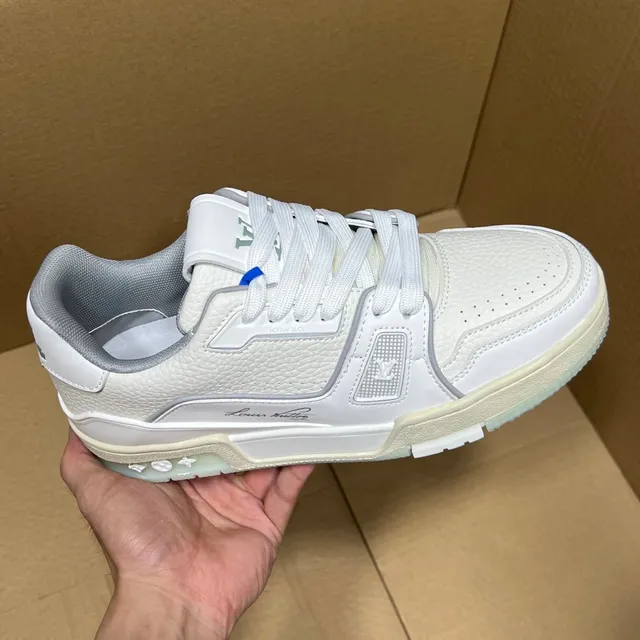 Louis Vuitton LV Trainer White Leather