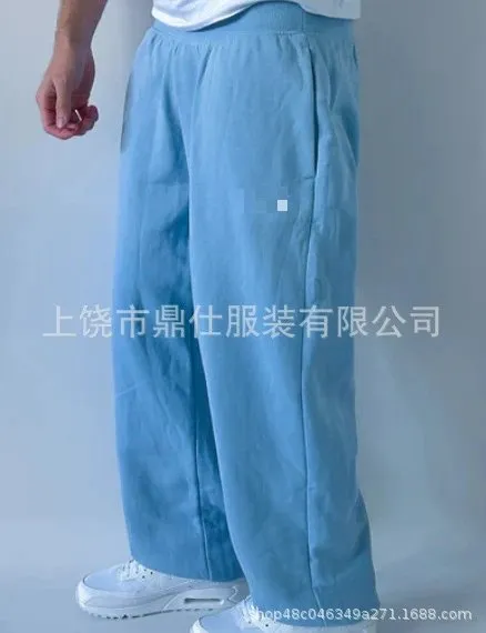 Nike Wide-leg Trousers Light Wash