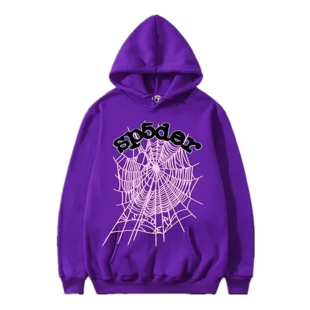 Sp5der Hoodie Spider Web Graphic
