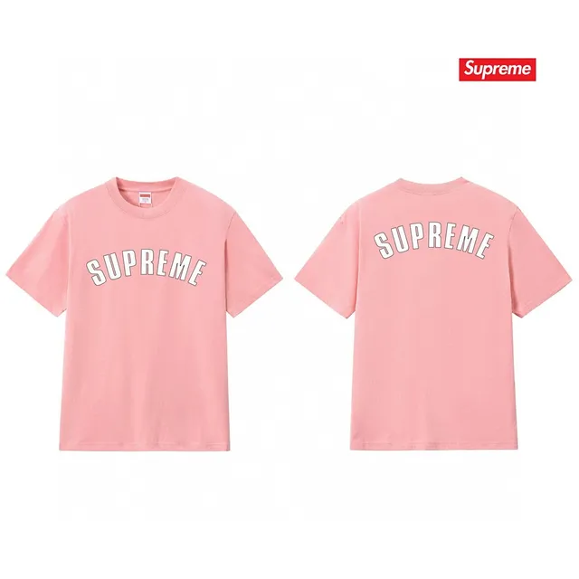 Supreme Arch Logo Tee Pink