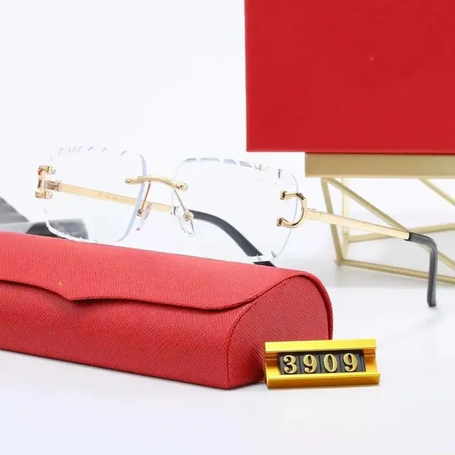 Cartier Juste Un Clou Rimless Glasses Gold Frame
