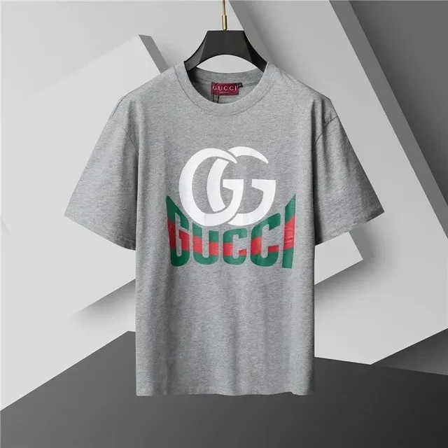 Gucci GG Logo T-Shirt Green Red Web