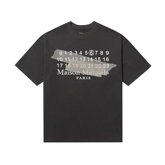 Maison Margiela T-Shirt Numbers Tape Print