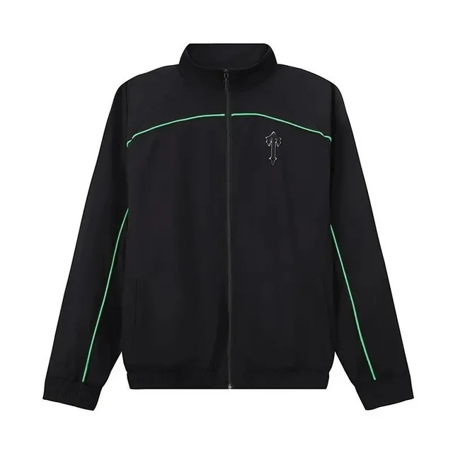 Trapstar Track Jacket Neon Green Trim