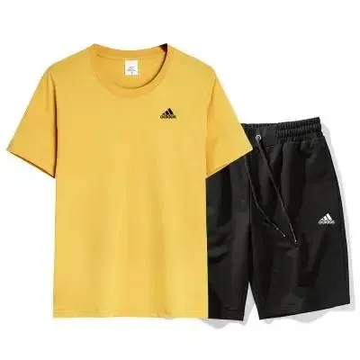 Adidas T-Shirt and Shorts Set Two-Piece Sport Set