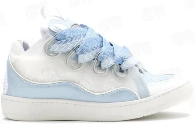 Lanvin Future Sneaker Light Blue and White