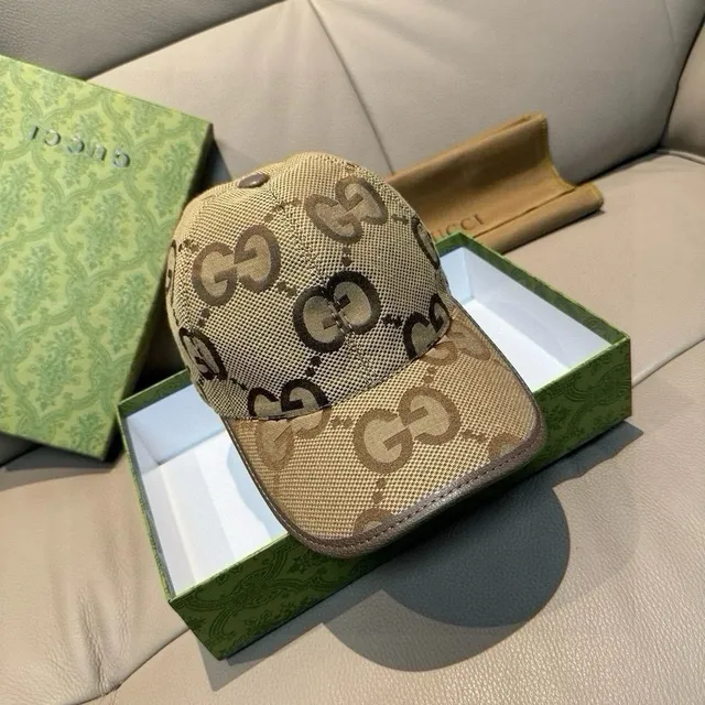Gucci GG Logo Cap Monogram Canvas