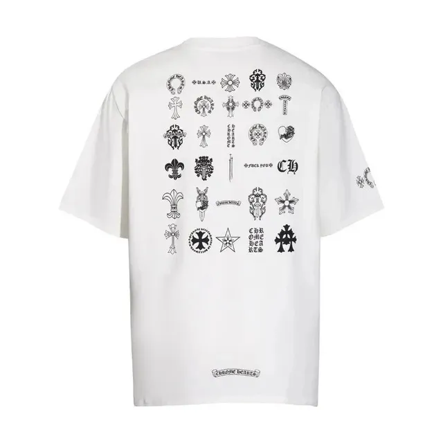 Chrome Hearts Graphic Tee Logo Print