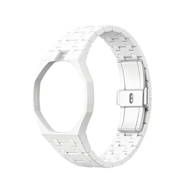 ceramic silicone watch band 陶瓷表带白色