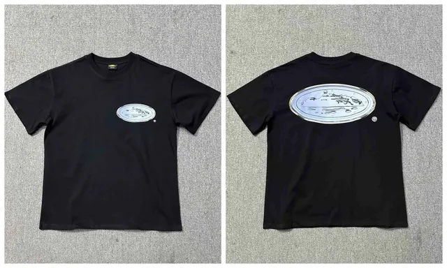 Corteiz Oval Logo Tee Submarine Print