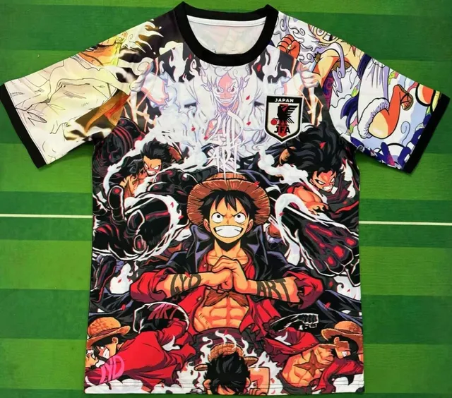 Japan National Team × Disney Anime Graphic Tee One Piece x JFA Collaboration