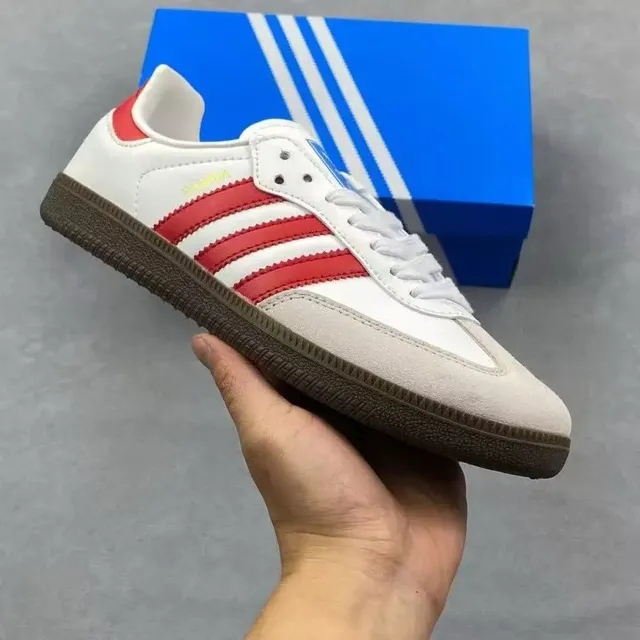 Adidas Gazelle White Red