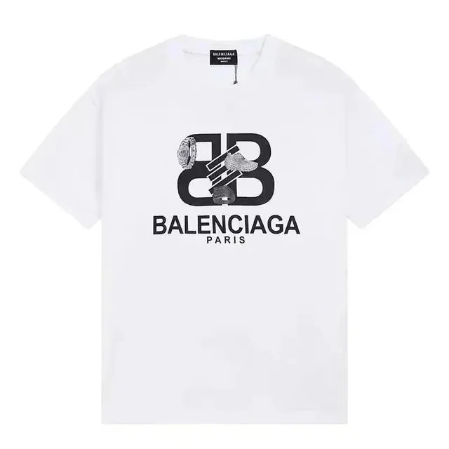 Balenciaga Logo T-Shirt BB Graphic