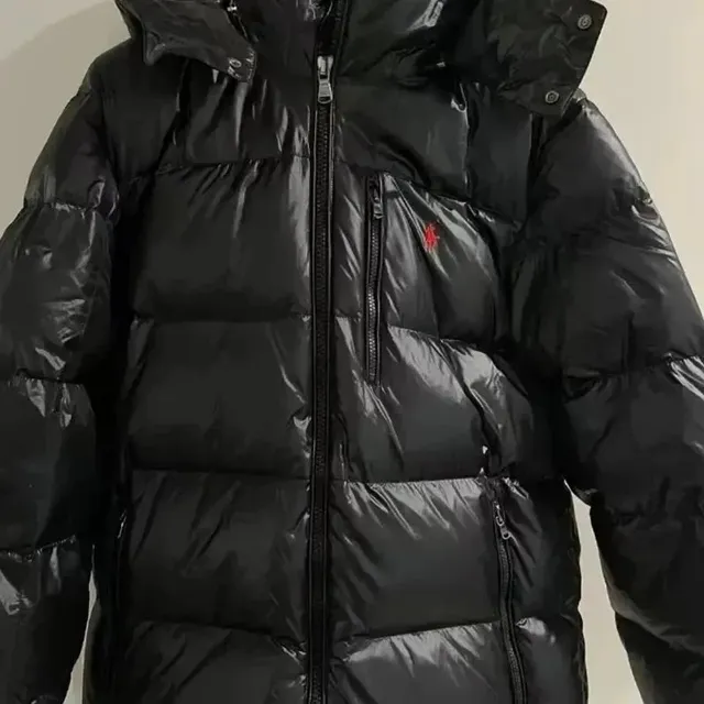 Polo Ralph Lauren Puffer Jacket Glossy Black