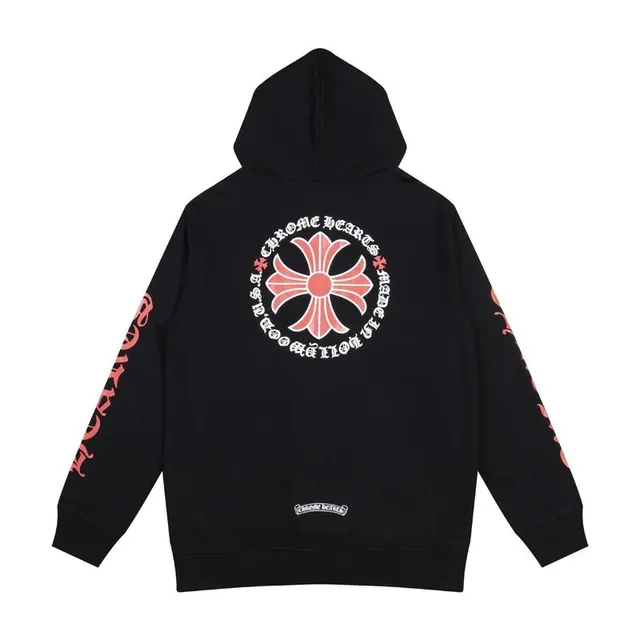 Chrome Hearts Hoodie Cross Logo Print