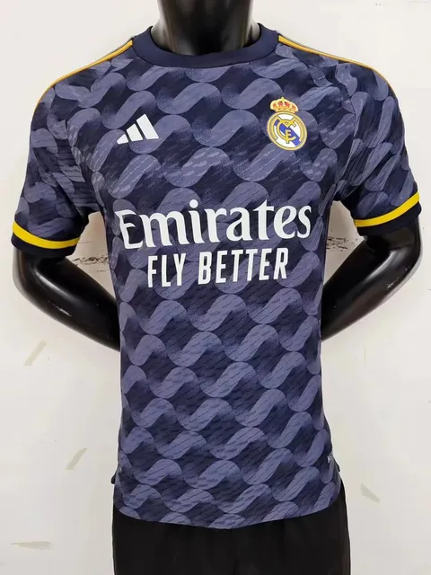Adidas Real Madrid Away Jersey 2023/24 Wave Pattern