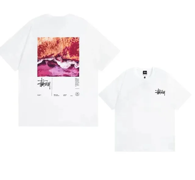 Stüssy Graphic Tee Ocean Print