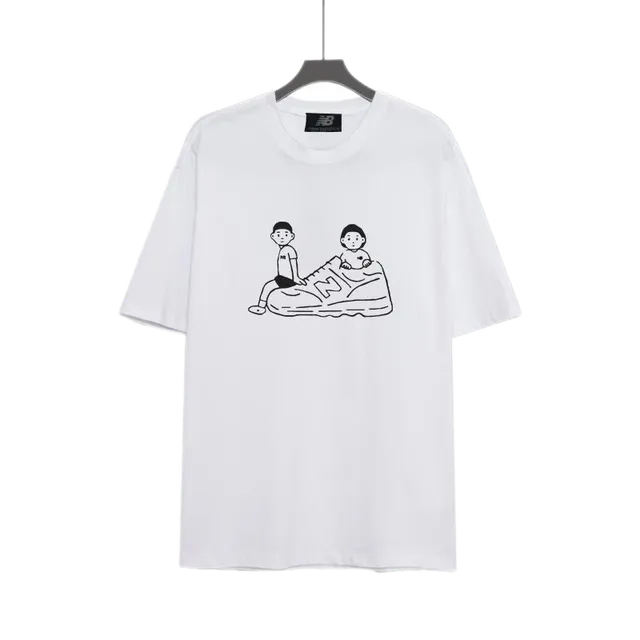 New Balance Graphic T-Shirt Sneaker Illustration