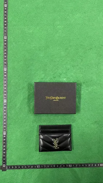 Saint Laurent Card Holder Quilted Leather
