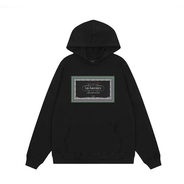 07黑色连帽卫衣